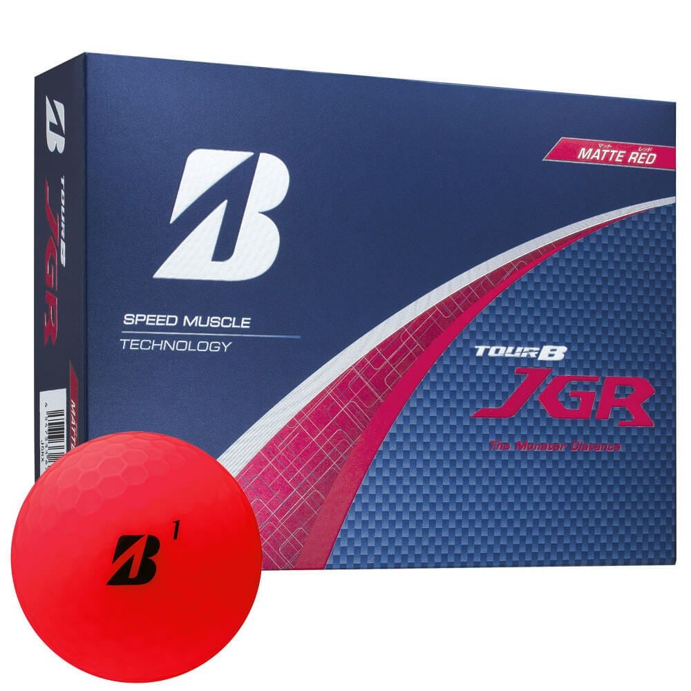 ブリヂストン TOUR B JGR 2025年モデル ゴルフボール マットレッド 1