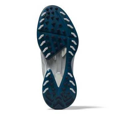 アディダス adidas　アディゼロ ゼッドジー 25 ロー ボア メンズ スパイクレス ゴルフシューズ OMX77 JS1767　2025年モデル ホワイト/インディゴ/シルバー 詳細2
