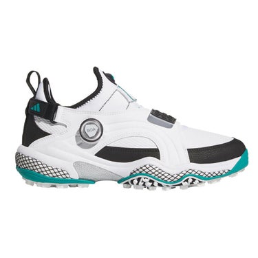 アディダス adidas　コードカオス25 ミッド ボア スパイクレス ゴルフシューズ NQX22 JP5187　2025年モデル ホワイト/ブラック/ティール