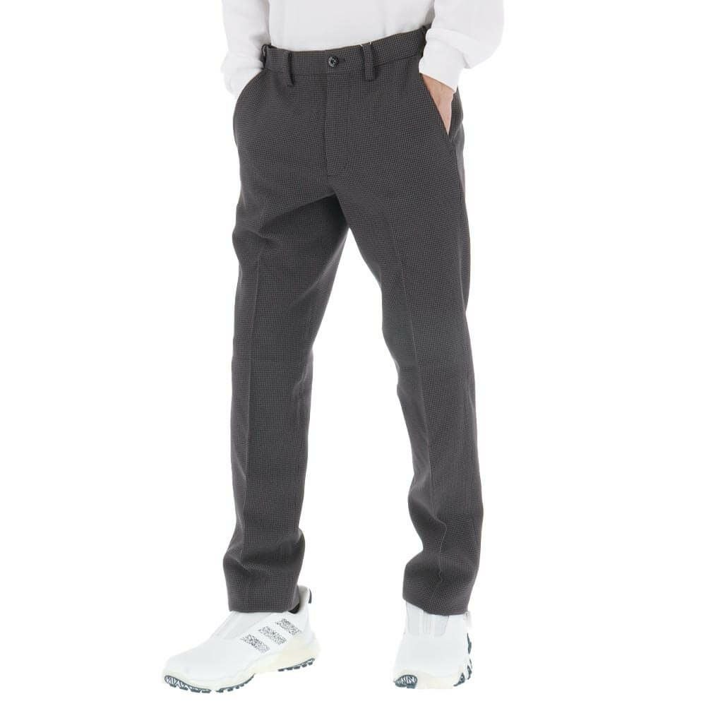 マンシングウェア Munsingwear　メンズ 千鳥柄 ストレッチ ロングパンツ MG4FLP80M　2024年モデル 詳細3