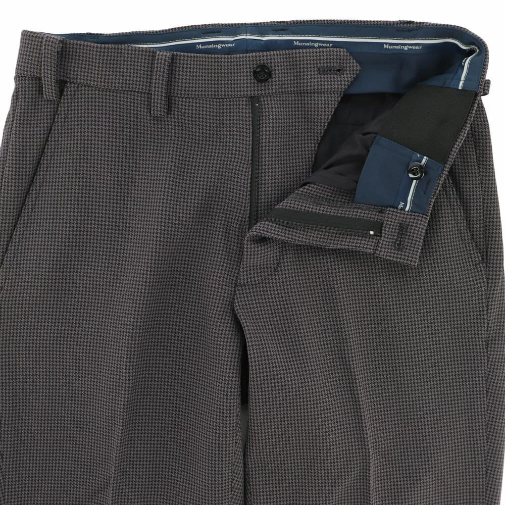 マンシングウェア Munsingwear　メンズ 千鳥柄 ストレッチ ロングパンツ MG4FLP80M　2024年モデル 詳細5