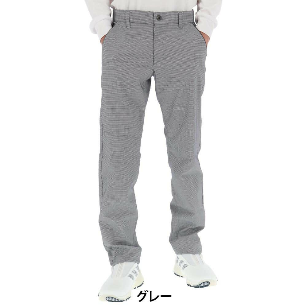 ルコック Le coq sportif　メンズ ロゴ刺繍 ストレッチ ドビー素材 ロングパンツ LG4FLP00M　2024年モデル 詳細1