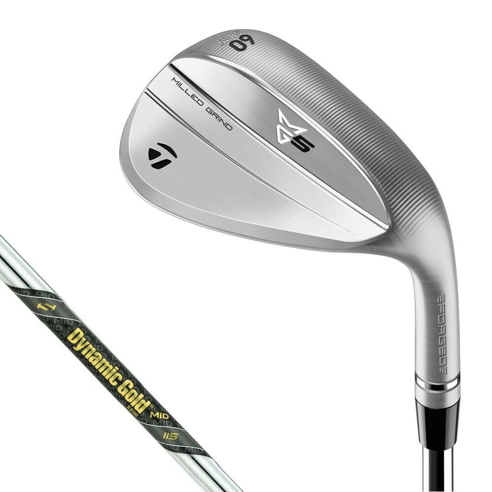 テーラーメイド ミルドグラインド5 クローム ウェッジ ダイナミックゴールド MID 115 スチールシャフト 2025年モデル