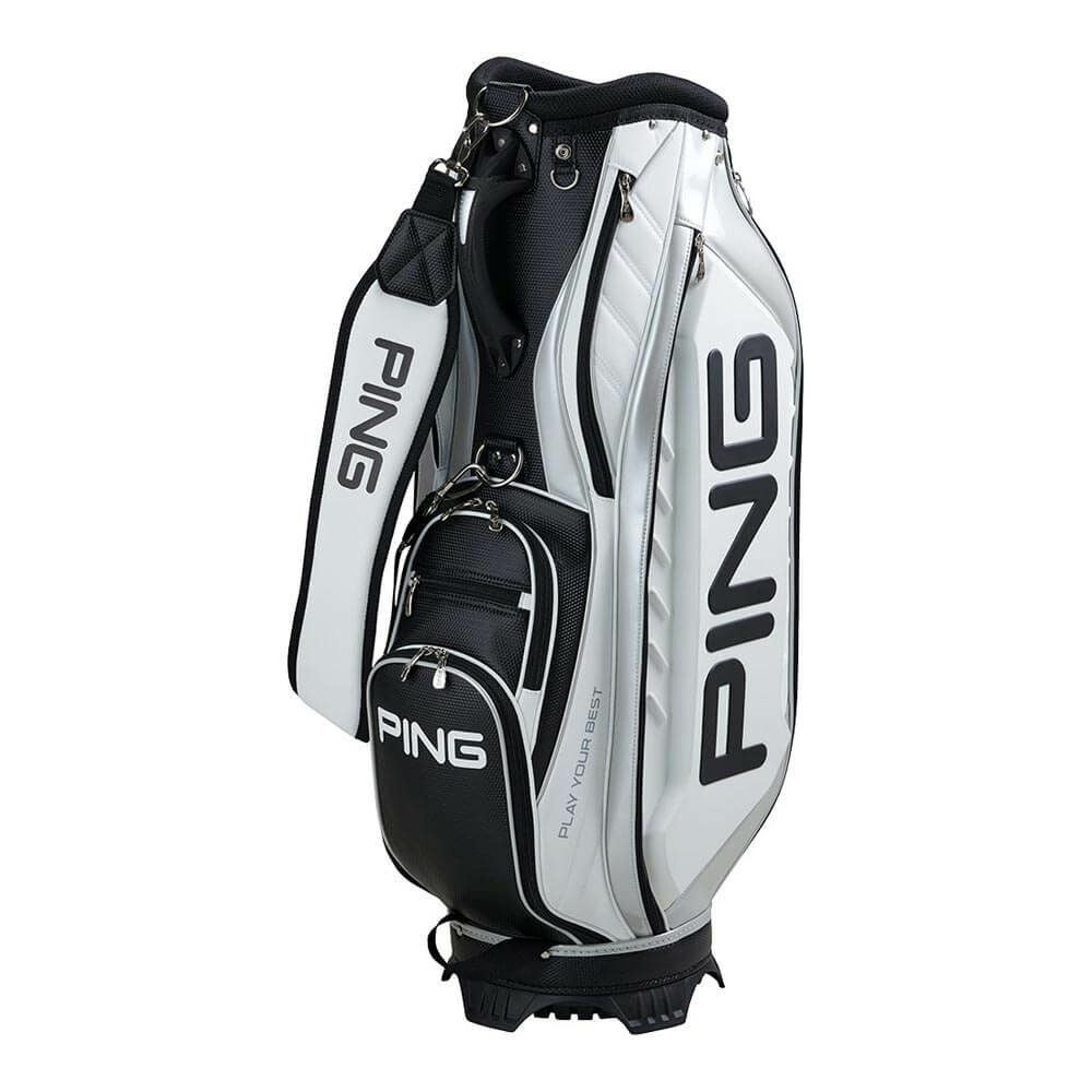 ピン PING　オーセンティックカート キャディバッグ CB-U2504 01 ホワイト　2025年モデル ホワイト