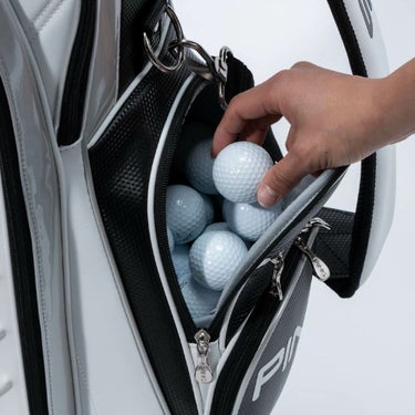 ピン PING　オーセンティックカート キャディバッグ CB-U2504 01 ホワイト　2025年モデル 詳細6