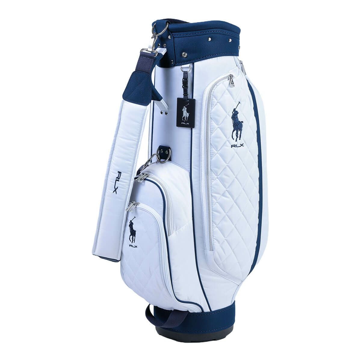 POLO GOLF RLX キルティングシリーズ レディース キャディバッグ RLC110 WN ホワイトネイビー
