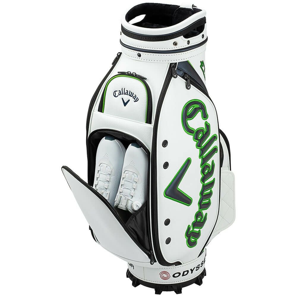 キャロウェイ　TOUR ツアー メンズ キャディバッグ 25 JM 5125133 ホワイト/グリーン　2025年モデル 詳細4