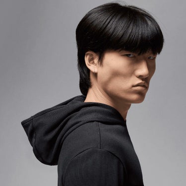 JORDAN ジョーダン　メンズ フリース プルオーバー 長袖 パーカー HQ8494 010 ブラック　2025年モデル 詳細4