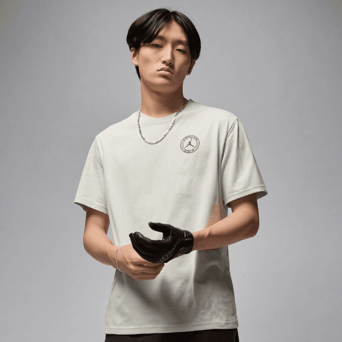 JORDAN ジョーダン　メンズ ゴルフ 半袖 クルー Tシャツ IH2129 034 ライトシルバー　2025年モデル ライトシルバー