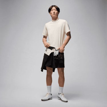 JORDAN ジョーダン　メンズ Dri-FIT 半袖 モックネック ゴルフトップ IB2831 133 セイル/ブラック　2025年モデル 詳細4