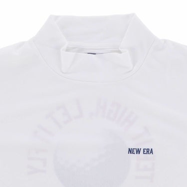 ニューエラ NEW ERA　メンズ 鹿の子 バックプリント 長袖 ハイネックシャツ　2025年モデル 詳細4