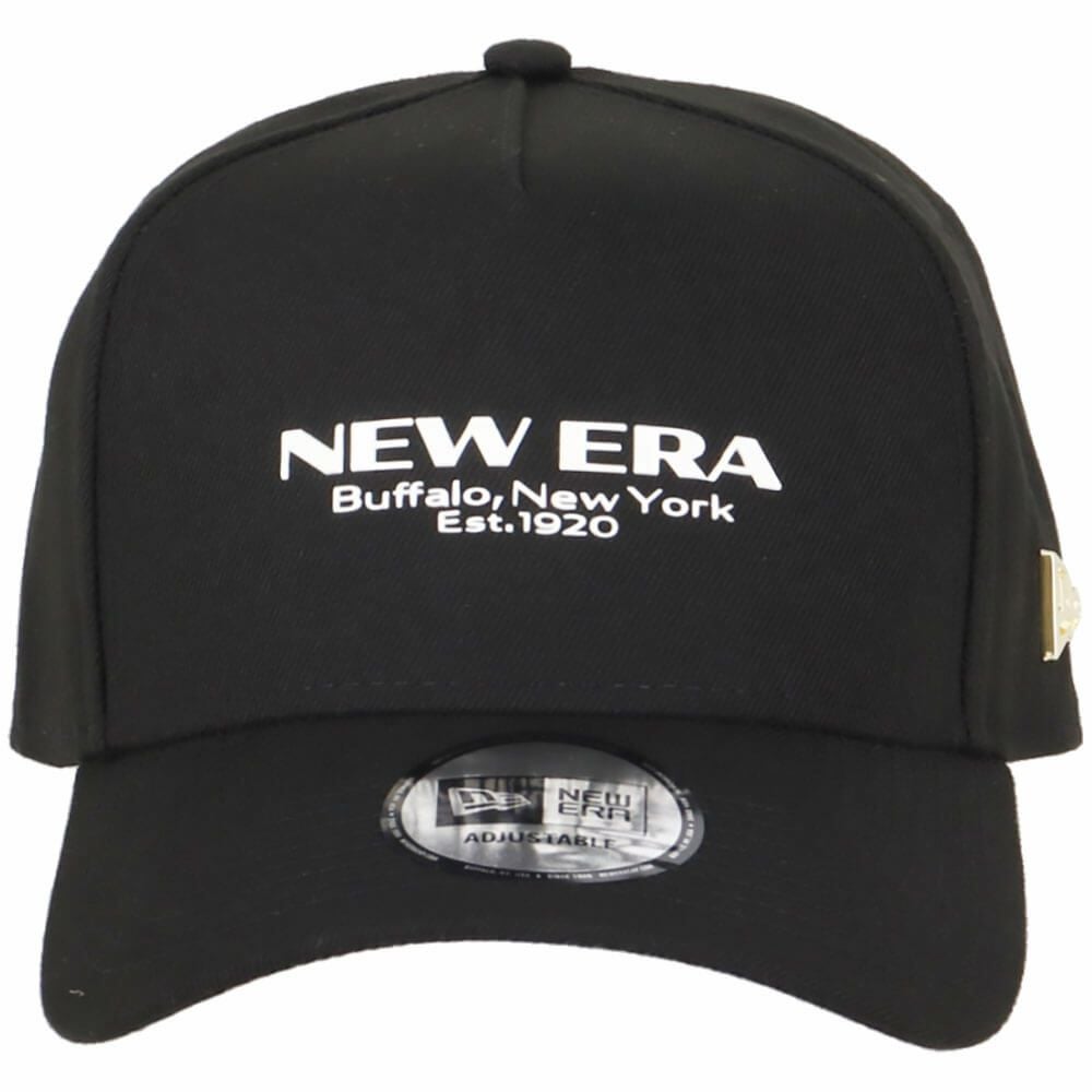 ニューエラ NEW ERA　キャップ 9FORTY A-Frame TPU Logo Metal Flag 14667869 ブラック　2025年モデル 詳細2