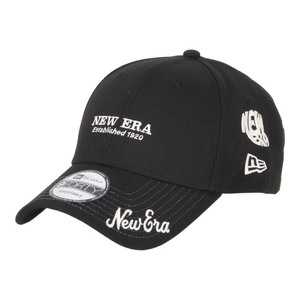 ニューエラ NEW ERA　キャップ 9FORTY Archive Logo 14669090 ブラック　2025年モデル ブラック