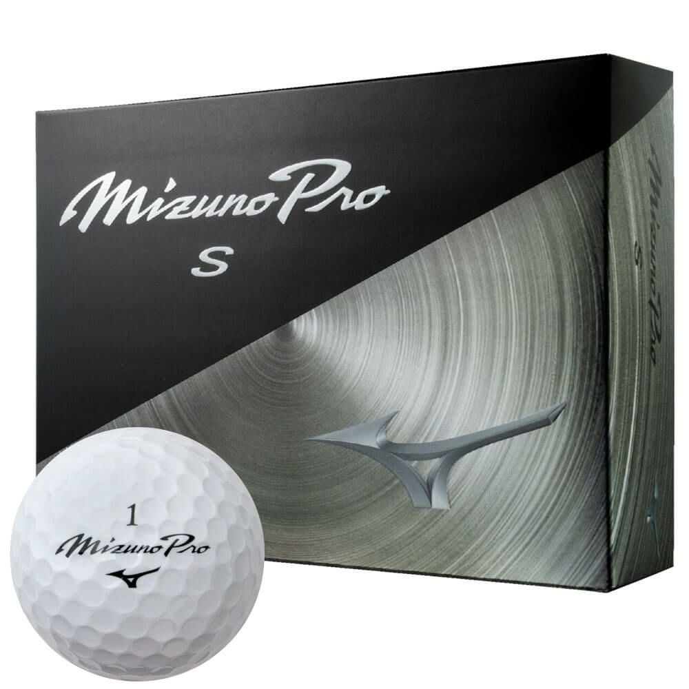 ミズノ MIZUNO Mizuno Pro S ミズノプロ エス ゴルフボール 1ダース（12球入り） ホワイト 2025年モデル