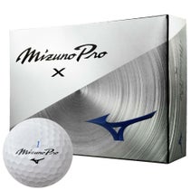 ミズノ MIZUNO Mizuno Pro X ミズノプロ エックス ゴルフボール 1ダース（12球入り） ホワイト 2025年モデル