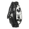 ディズニー モノクローム ミッキー ゴルフ キャディバッグ XYMG5FC1 00 ホワイト　2025年モデル ホワイト