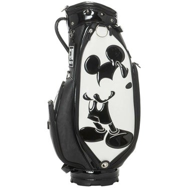 ディズニー モノクローム ミッキー ゴルフ キャディバッグ XYMG5FC1 00 ホワイト　2025年モデル ホワイト 詳細2