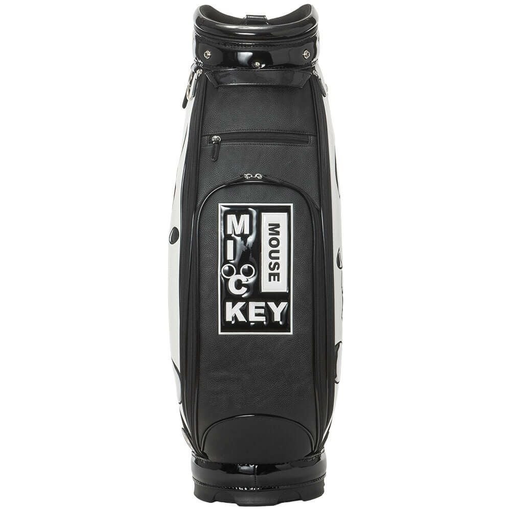 ディズニー モノクローム ミッキー ゴルフ キャディバッグ XYMG5FC1 00 ホワイト　2025年モデル ホワイト 詳細3