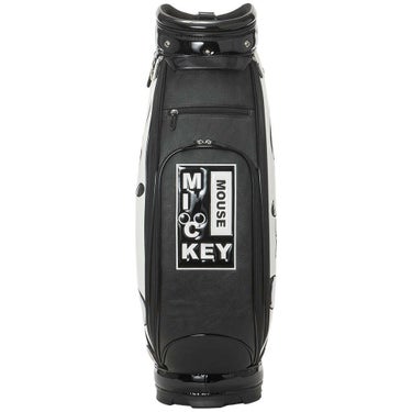 ディズニー モノクローム ミッキー ゴルフ キャディバッグ XYMG5FC1 00 ホワイト　2025年モデル ホワイト 詳細3