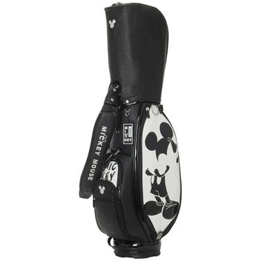 ディズニー モノクローム ミッキー ゴルフ キャディバッグ XYMG5FC1 00 ホワイト　2025年モデル ホワイト 詳細6