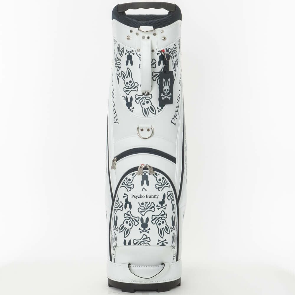 サイコバニー PsychoBunny　MONOGRAM キャディバッグ PBMG5FC5 00 ホワイト　2025年モデル ホワイト 詳細3