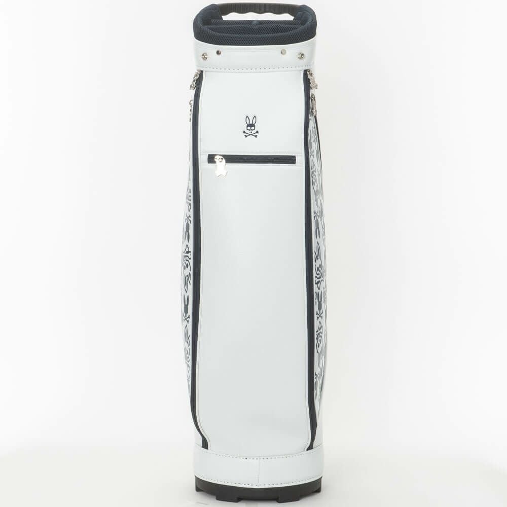 サイコバニー PsychoBunny　MONOGRAM キャディバッグ PBMG5FC5 00 ホワイト　2025年モデル ホワイト 詳細6