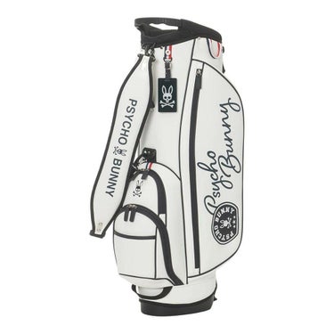 サイコバニー PsychoBunny　LWG スタンドキャディバッグ PBMG5FC6 00 ホワイト　2025年モデル ホワイト