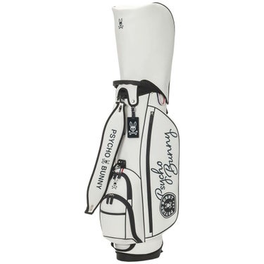 サイコバニー PsychoBunny　LWG スタンドキャディバッグ PBMG5FC6 00 ホワイト　2025年モデル ホワイト 詳細2