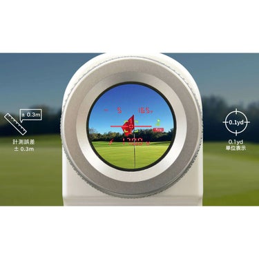 ショットナビ　レーザー距離計　Laser Sniper LINEA レーザー スナイパー リネア　ホワイト 詳細4