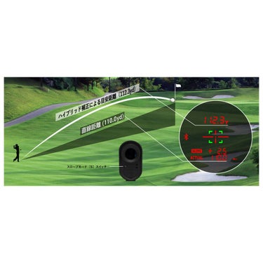 グリーンオン レーザー距離計　LASER CADDIE レーザーキャディー L04PRO　ブラック 詳細7