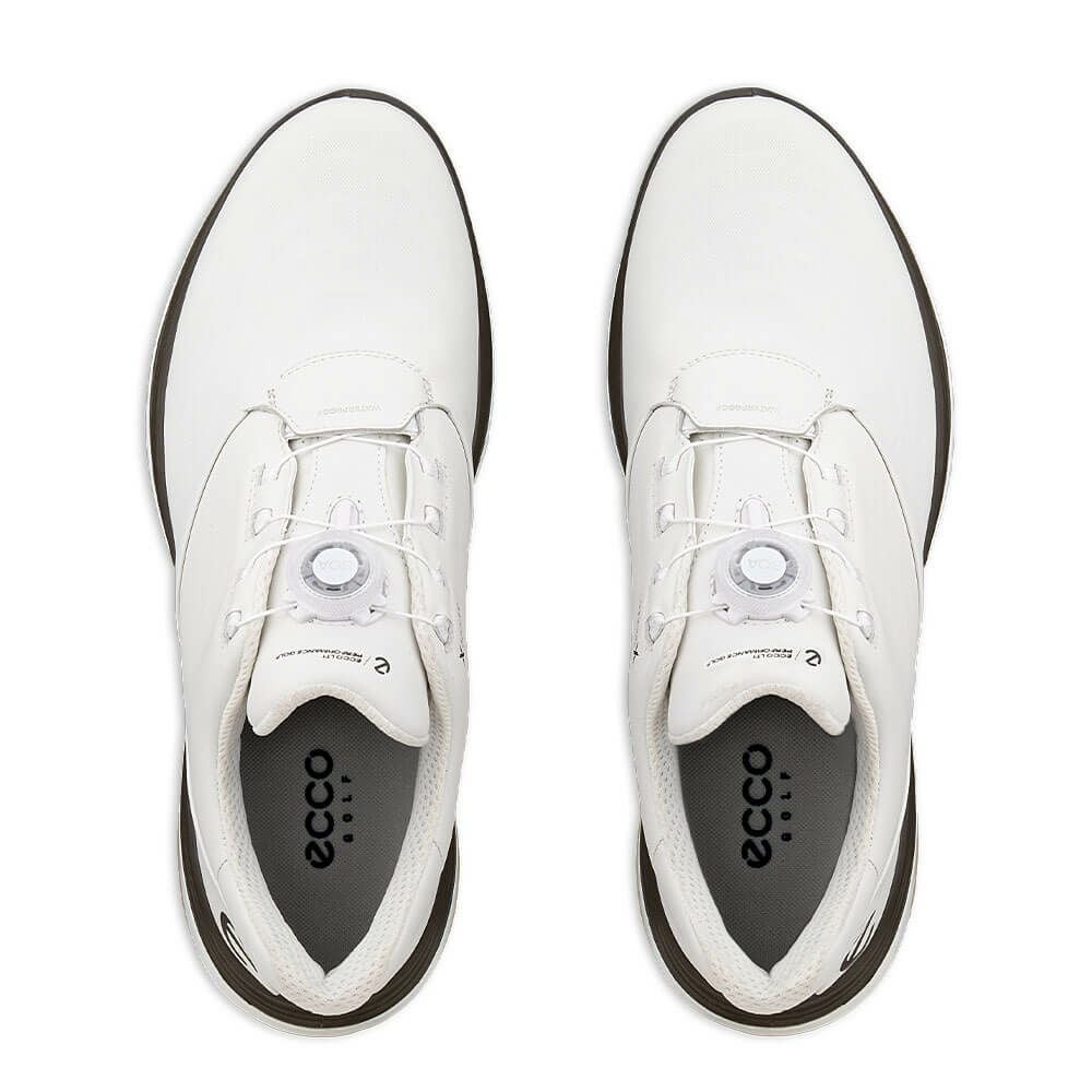 ecco エコー　LT1 BOA エルティーワン ボア メンズ スパイクレス ゴルフシューズ 132274 51173 WHITE/TARMAC　2025年モデル 詳細5