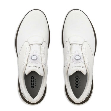 ecco エコー　LT1 BOA エルティーワン ボア メンズ スパイクレス ゴルフシューズ 132274 51173 WHITE/TARMAC　2025年モデル 詳細5