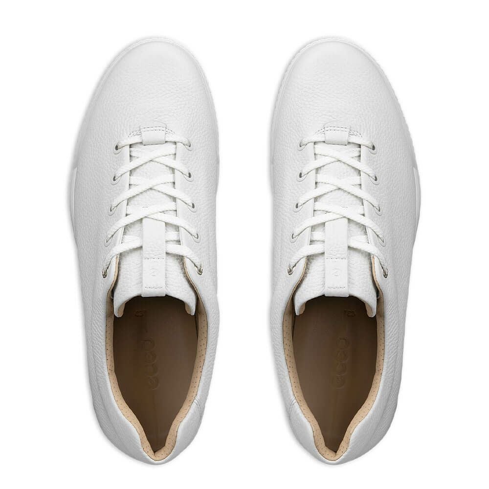 ecco エコー　STREET RETRO ストリートレトロ メンズ スパイクレス ゴルフシューズ 150634 01007 WHITE　2025年モデル 詳細5