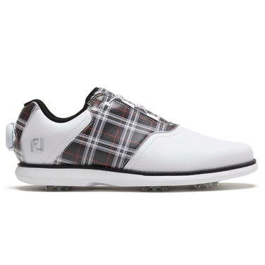 フットジョイ　イーコンフォート ボア 2025年モデル レディース ソフトスパイク ゴルフシューズ 98768 ホワイト/ブラック/レッド 詳細2