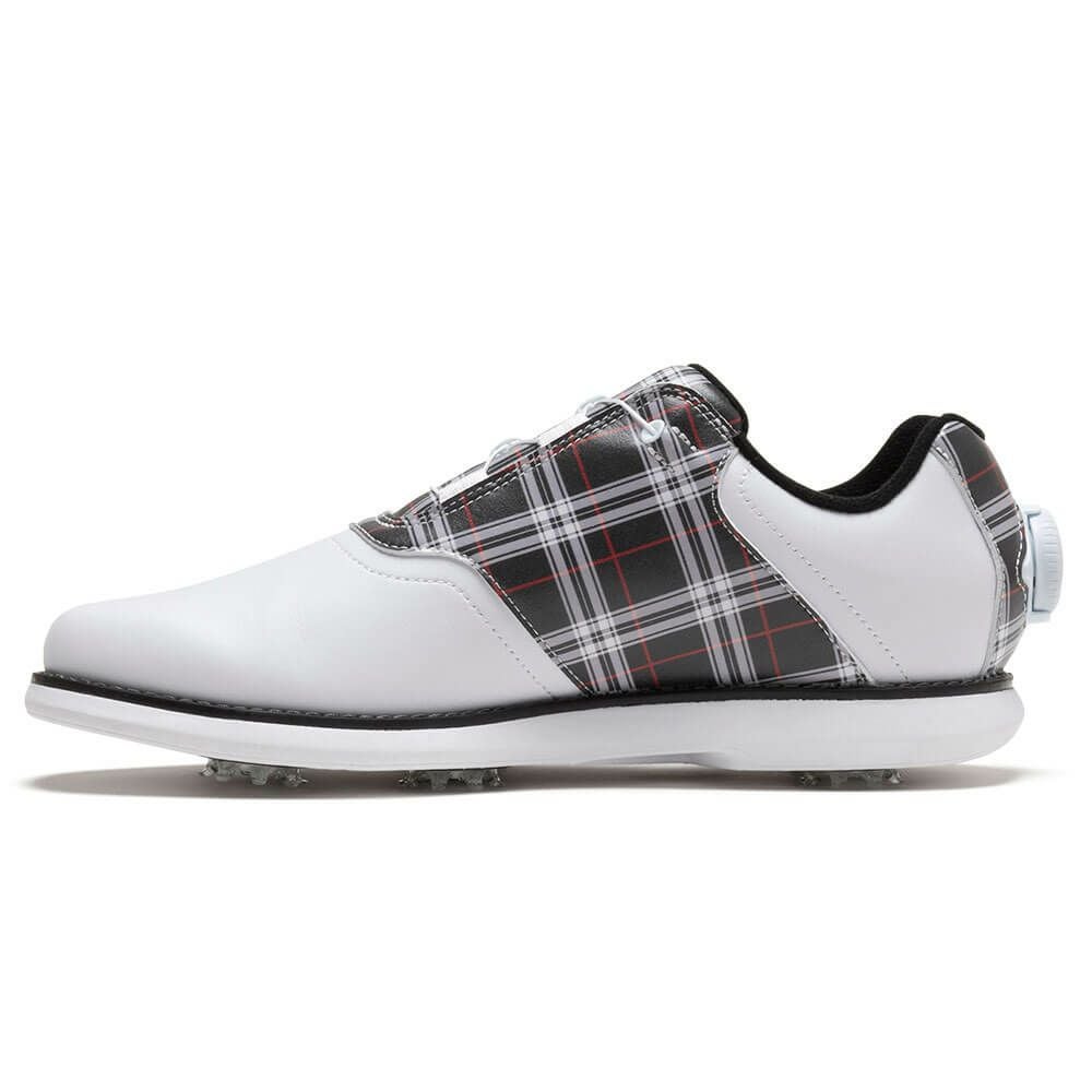 フットジョイ　イーコンフォート ボア 2025年モデル レディース ソフトスパイク ゴルフシューズ 98768 ホワイト/ブラック/レッド 詳細3