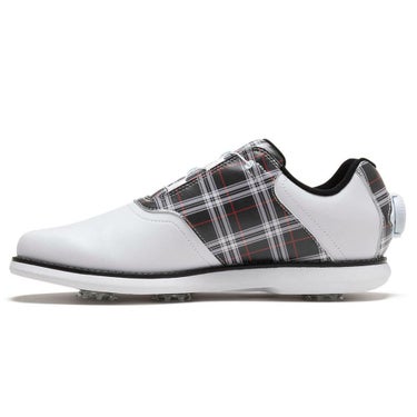 フットジョイ　イーコンフォート ボア 2025年モデル レディース ソフトスパイク ゴルフシューズ 98768 ホワイト/ブラック/レッド 詳細3