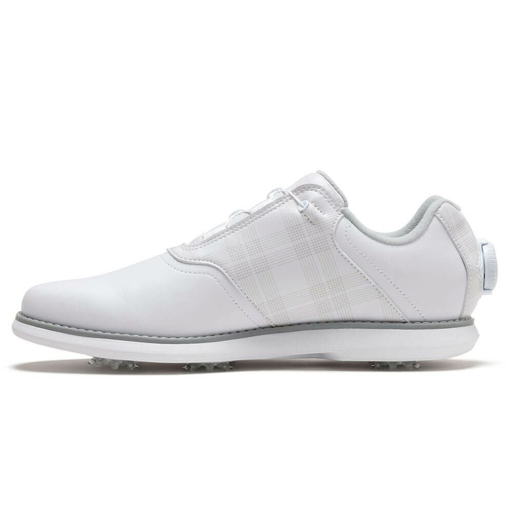 フットジョイ　イーコンフォート ボア 2025年モデル レディース ソフトスパイク ゴルフシューズ 98773 ホワイト/ホワイト/グレー 詳細3