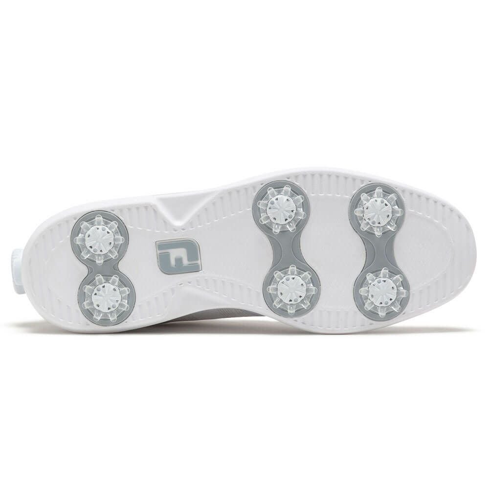 フットジョイ　イーコンフォート ボア 2025年モデル レディース ソフトスパイク ゴルフシューズ 98773 ホワイト/ホワイト/グレー 詳細4