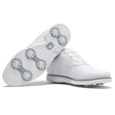 フットジョイ　イーコンフォート ボア 2025年モデル レディース ソフトスパイク ゴルフシューズ 98773 ホワイト/ホワイト/グレー 詳細5