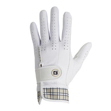 フットジョイ FootJoy　eComfort イーコンフォート 2025年モデル レディース ゴルフグローブ FGLE25 WB ホワイト/ベージュ ホワイト/ベージュ