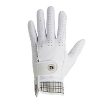 フットジョイ FootJoy　eComfort イーコンフォート 2025年モデル レディース ゴルフグローブ FGLE25 WB ホワイト/ベージュ