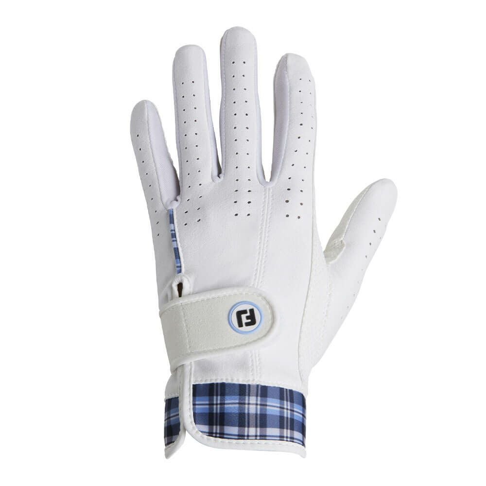 フットジョイ FootJoy　eComfort イーコンフォート 2025年モデル レディース ゴルフグローブ FGLE25 WS ホワイト/スカイブルー ホワイト/スカイブルー