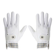 フットジョイ FootJoy　eComfort イーコンフォート 2025年モデル レディース 両手用 ゴルフグローブ FGLE25 WB ホワイト/ベージュ ホワイト/ベージュ