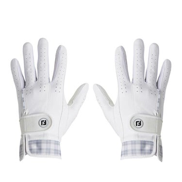 フットジョイ FootJoy　eComfort イーコンフォート 2025年モデル レディース 両手用 ゴルフグローブ FGLE25 WG ホワイト/グレー ホワイト/グレー
