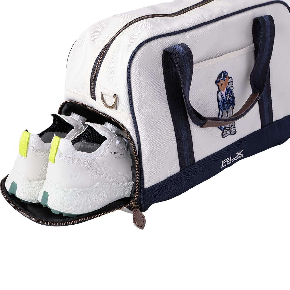 RLX GOLF Polo　カーディガンベア メンズ ボストンバッグ RLB019 WN ホワイトネイビー　2025年モデル 詳細2