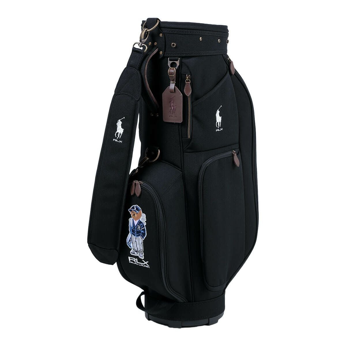 RLX GOLF Polo　カーディガンベア メンズ キャディバッグ RLC019 BK ブラック　2025年モデル ブラック