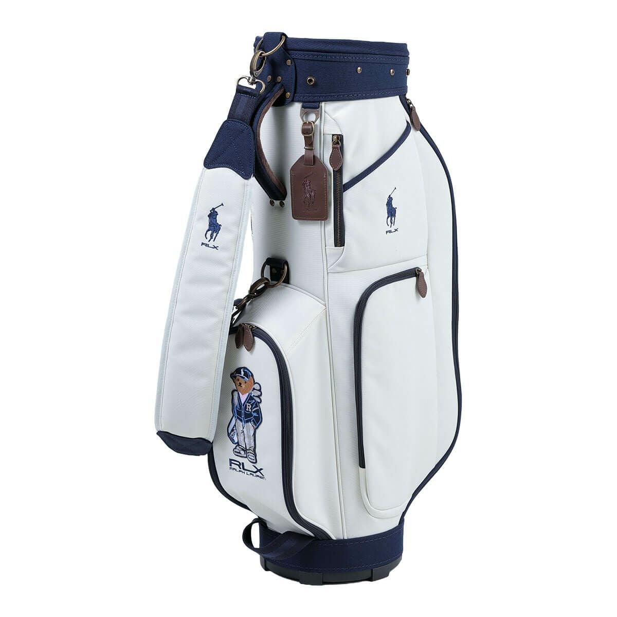 RLX GOLF Polo　カーディガンベア メンズ キャディバッグ RLC019 WN ホワイトネイビー　2025年モデル ホワイトネイビー