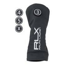 RLX GOLF　プレミアムシリーズ メンズ フェアウェイウッド用 ヘッドカバー RLF017 BK ブラック　2025年モデル