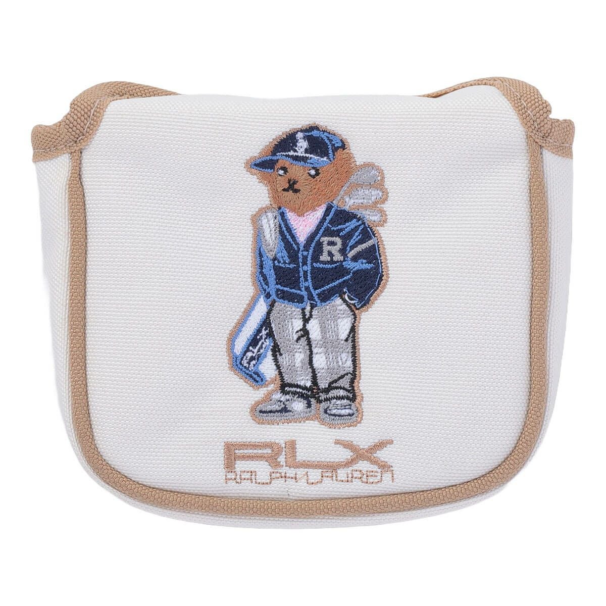 RLX GOLF Polo　カーディガンベア マレット メンズ パターカバー RLM019 WB ホワイトベージュ　2025年モデル ホワイトベージュ