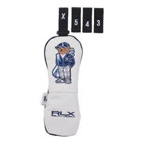RLX GOLF Polo　カーディガンベア メンズ ユーティリティ用 ヘッドカバー RLU019 WN ホワイトネイビー　2025年モデル ホワイトネイビー